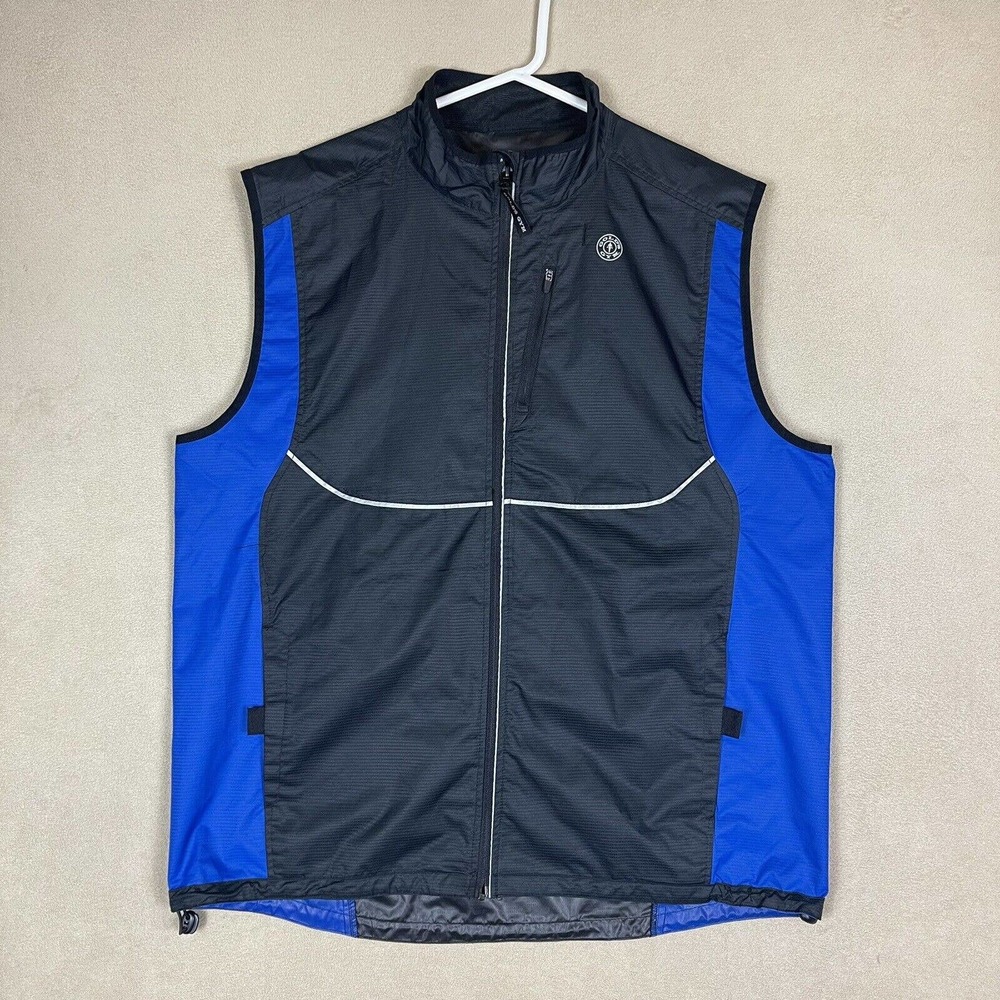 Gold's Gym Vest‎ Adult Large/Extra Large Blue Bodybuilding Arnold Mens